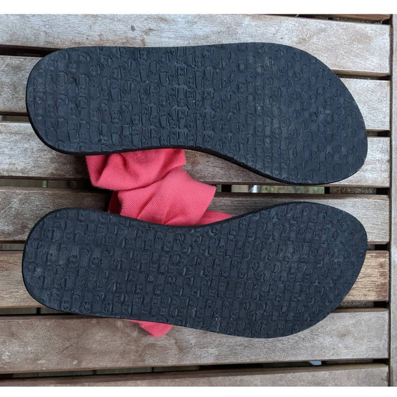 Sanuk Yoga Sling 2 Sandals Size 6 Pink Coral - Picture 7 of 7
